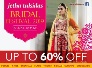 Jetha Tulsidas – Bridal Festival 2019 upto 60% off