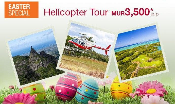 Air Mauritius – Mauritius Helicopter Easter offers as from Rs 3500