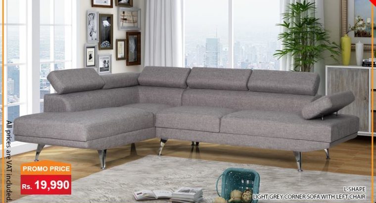 Furniture.mu – Sofa L-SHAPE AT RS.19,990