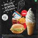 McDonald’s – Holiday offer – Get a FREE ICECREAM CONE  for an extra Rs 10 when you are buying any EVM or LVM