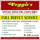 Vegies Buffet 27-28 april 2019