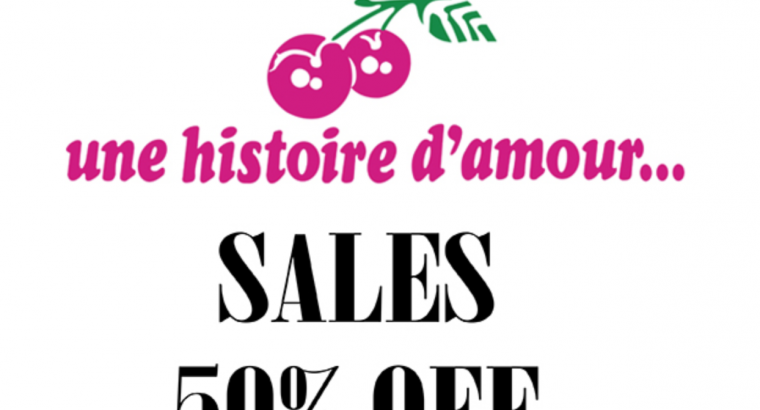 Une histoire d’amour – 50% off