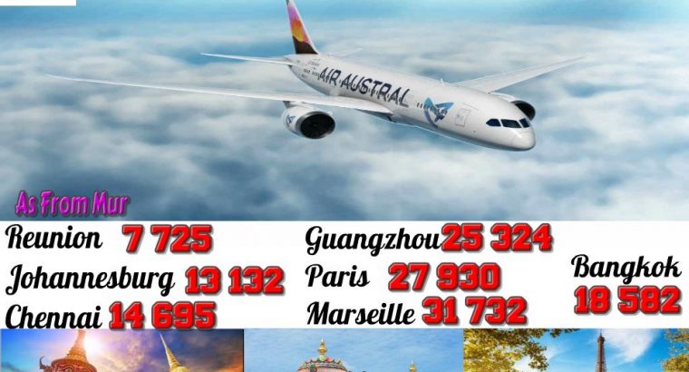 Travel Xcellence – AIR AUSTRAL TICKETS SALE