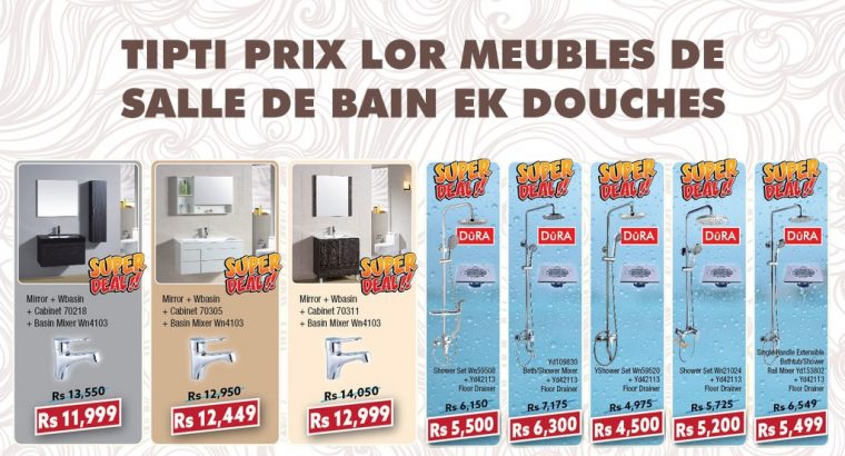 Metric – Meubles de salle de bain jusqu’a 15 Mai 19