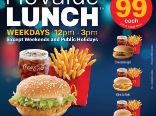 McDonald’s – McValue Lunch at Rs99