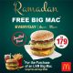 McDonald’s – For any purchase of a Big Mac Large Value Meal at Rs 179, you will get a free Big Mac burger only