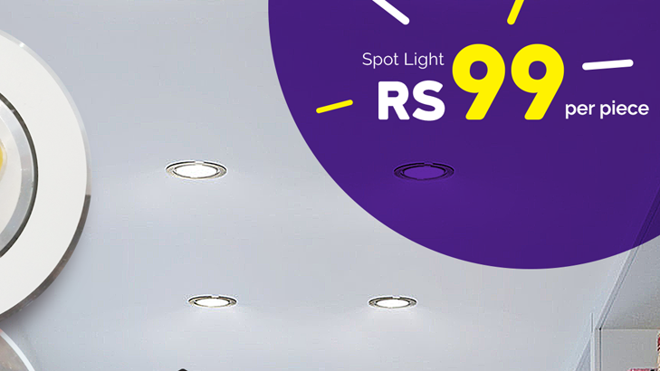 Lovely Home – Recessed SPOT LIGHTS @ Rs99 only! until 18th of May