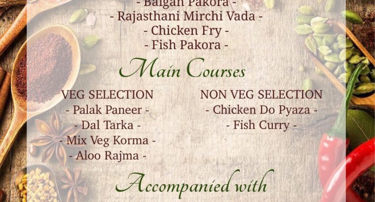 Namaste Restaurant – Sunday Buffet at Rs450