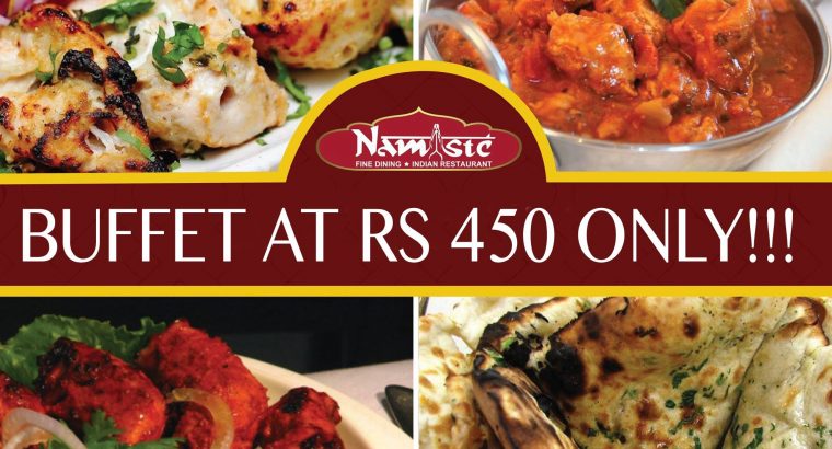 Namaste Restaurant – Sunday Buffet at Rs450