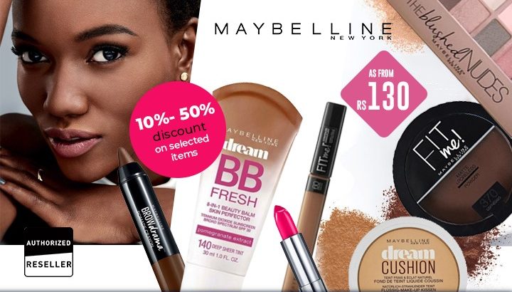 PriceGuru – Maybelline up to 50% OFF