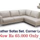 Kuka Home – Full Leather Sofa Set Rs 65,000