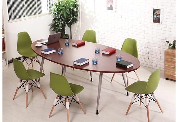 Trendy Design Shopping Ltd – Simple oval meeting Table(only table) Rs 7,718