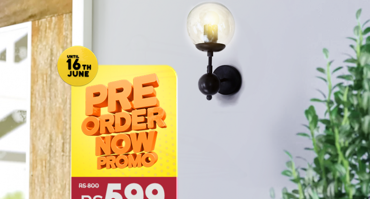 Lovely Home – Vintage Wall Lamp Rs 599