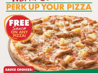 Pizza Inn Mauritius – Add a FREE twirl of sauce to ANY pizza – Weekend treats