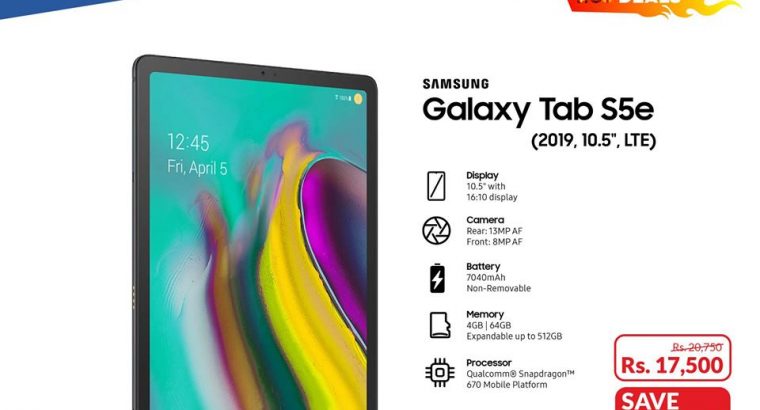 101 Multimedia – Samsung Galaxy Tab S5e – Rs 17,500