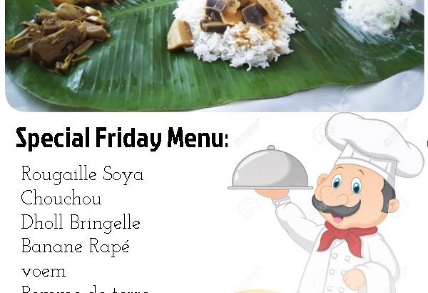 Bamboo Shoot Palace – Special Friday Menu