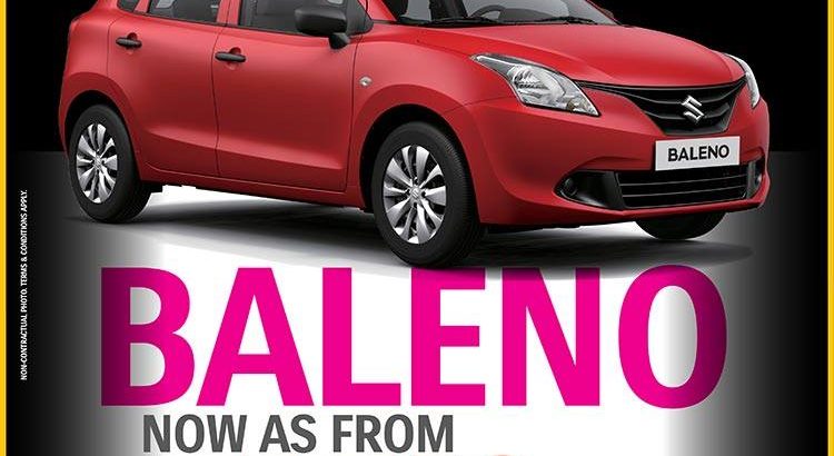 Axess Ltd –  Suzuki Baleno at Rs 7,752 per month