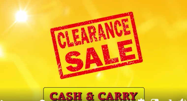 Cash & Carry Bagatelle – Destockage/Clearance