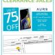 AURS – CLEARANCE SALES on domestic appliances and electronics