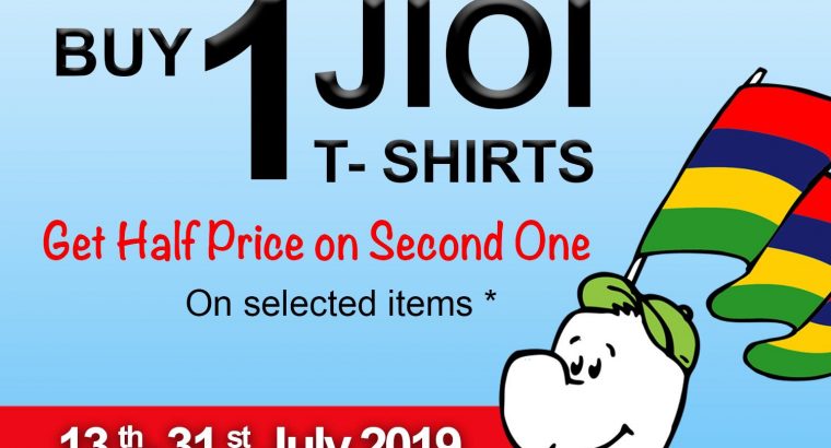 Citadel Clothing – Special offer on our JIOI 2019 collection! Buy 1, get 50% off the second one. 