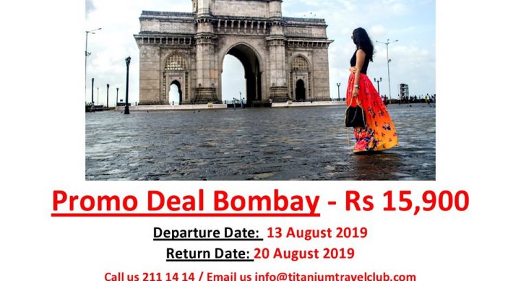 Titanium Travel Club – Bombay ONLY Rs 15,900 and other promo