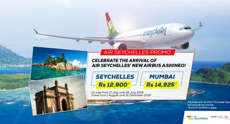 Atom Travel – Air Seychelles New Airbus Promo