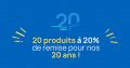 Nabridas – La PROMO SPECIALE ANNIVERSAIRE 20 produits à 20% pendant 20 jours