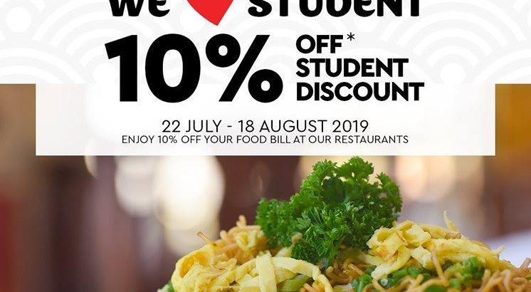 Hong Kong Palace Chinese Restaurant  – 10% OFF for students