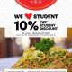 Hong Kong Palace Chinese Restaurant  – 10% OFF for students