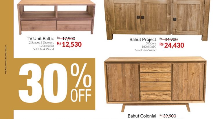 Teak World – réductions allant jusqu’à -50% sur TOUS nos produits