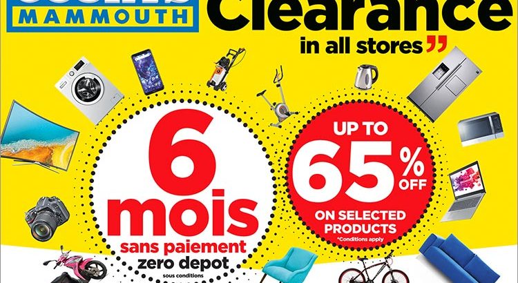 Courts Mammouth – Massive CLEARANCE SALE ! Up to 65% discounts