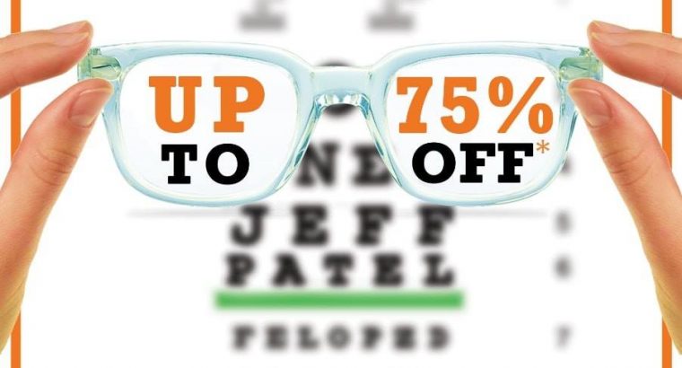 Jeff Patel Optometrist – Jusqu’à 75 % de remise sur notre sélection de montures.