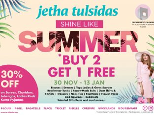 Jetha Tulsidas – Last Week of Buy 2 Get 1 FREE