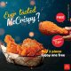 Buy 2 pieces of McCrispy and get 1 free McCrispy (either a large piece or drum or Wing)