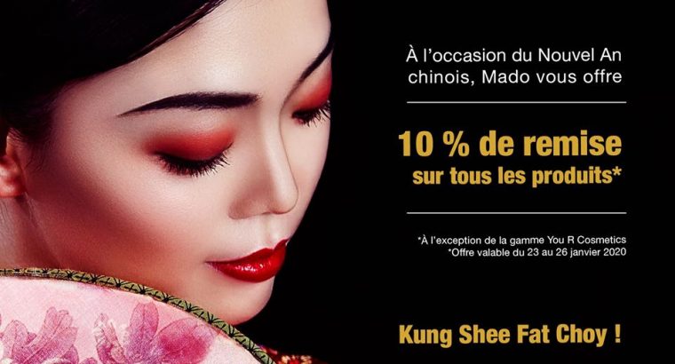 Mado Mauritius – 10% de remise – Kung Shee Fat Choy