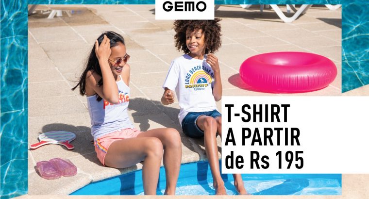 Gémo – tee-shirts garçon à petits prix chez Gémo à la Croisette.