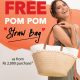 Island Haze – Free Pom Pom Straw bag as from purchase of rs2000