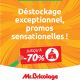 Opération Déstockage Exceptionnel dans vos magasins Mr.Bricolage jusqu’au 8 mars – 70%