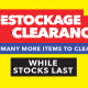 Cash & Carry – Clearance on selected products in all Cash & Carry showrooms Discount up to 60%