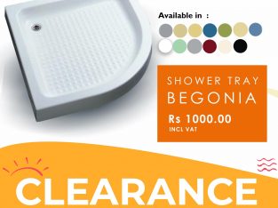 Resiglas Co Ltd – Begonia shower tray Rs1000