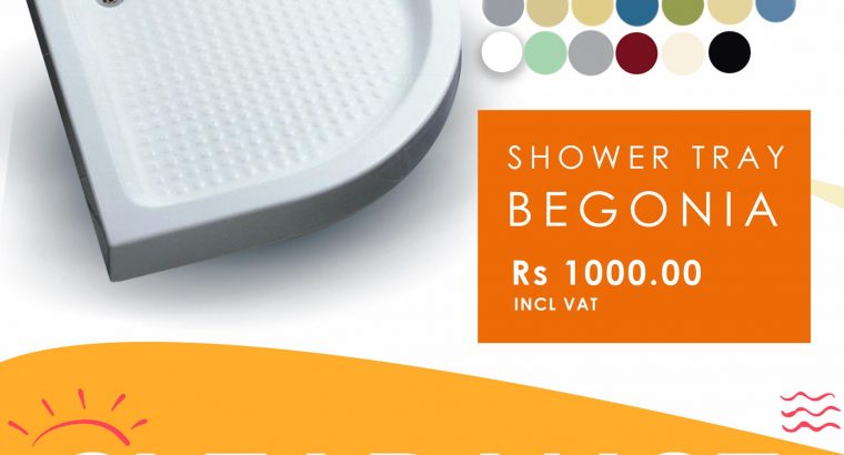 Resiglas Co Ltd – Begonia shower tray Rs1000