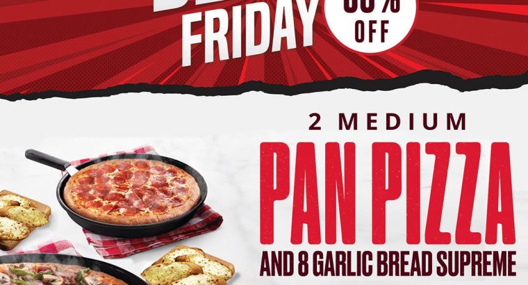 Pizza hut – Black Friday Deal 30% OFF