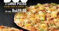 Debonairs Pizza Mauritius – Amazing DUO 2 Large pizzas at Rs 499