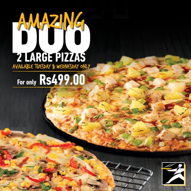 Debonairs Pizza Mauritius - Amazing DUO 2 Large Pizzas At Rs 499 | Best ...