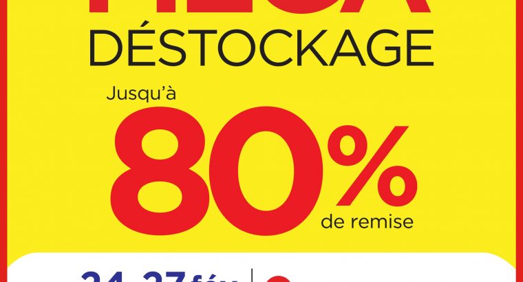 Galaxy – MÉGA DÉSTOCKAGE JUSQU’À 80% DE REMISE ⊙ ▹ PARKING LA CITY TRIANON