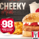 KFC Maurice – Rs 98. Burger Meal – Monday to Friday between 11h and 15h for only Rs. 98