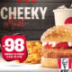 KFC Maurice – Rs 98. Burger Meal – Monday to Friday between 11h and 15h for only Rs. 98