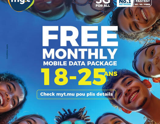 Mauritius Telecom – Free Data Pack – 18-25